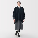 再生ポリエステルくつろぎボア　ケープ