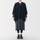 再生ポリエステルくつろぎボア　ケープ