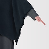 再生ポリエステルくつろぎボア　ケープ