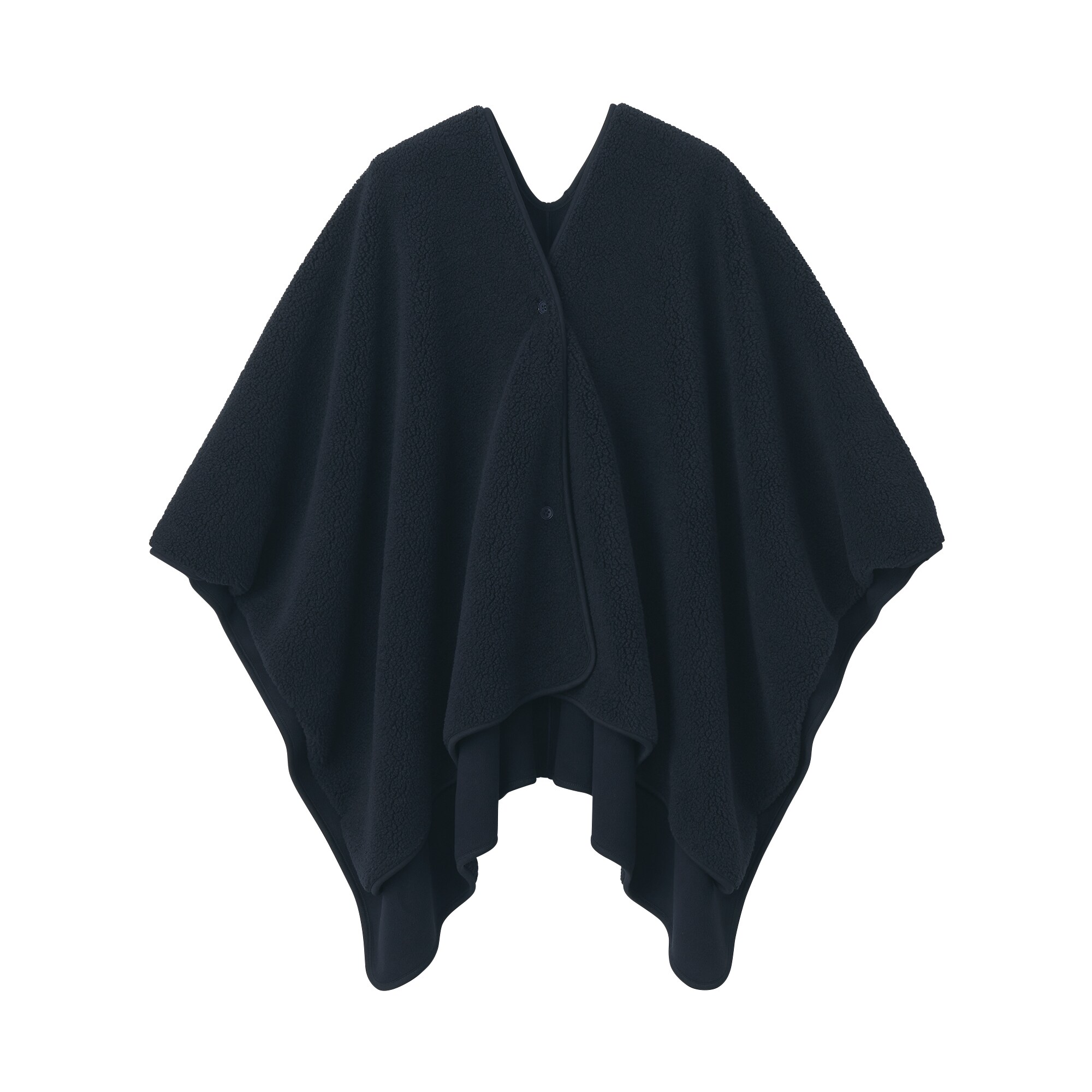 再生ポリエステルくつろぎボア　ケープ