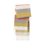 ふっくらウール　大判ストール（ストライプ）（ＣＮ）