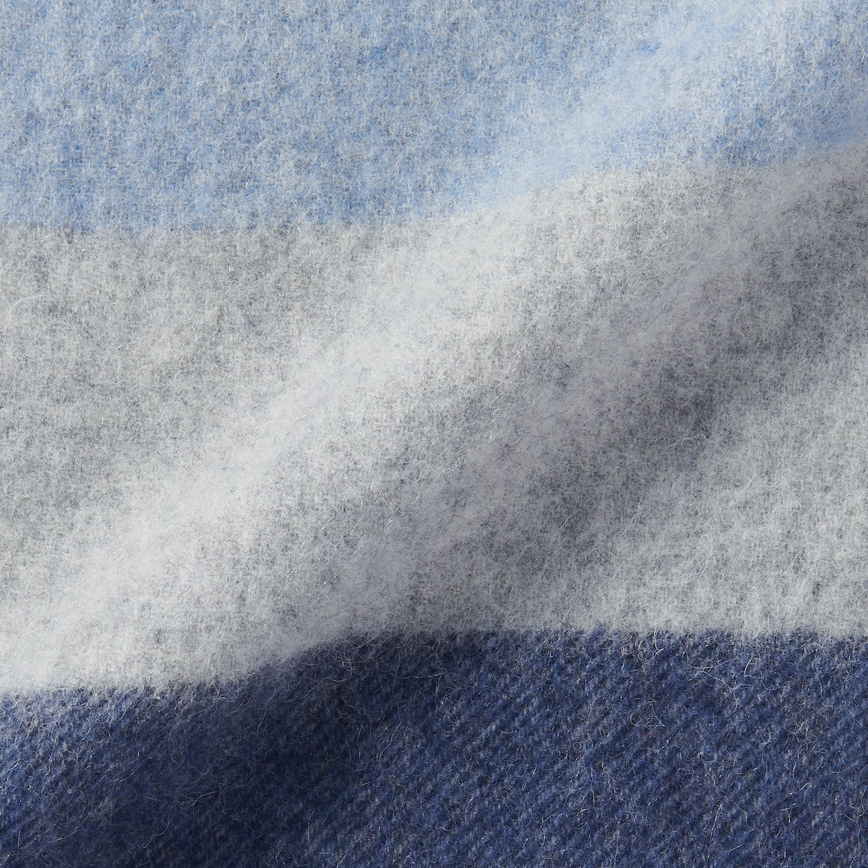 ふっくらウール　大判ストール（ストライプ）（ＣＮ）