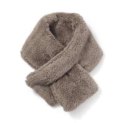 ＜キッズ＞　再生ポリエステルあったかボア　マフラー