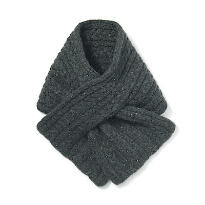 ＜キッズ＞　再生ポリエステル混のびのび　マフラー