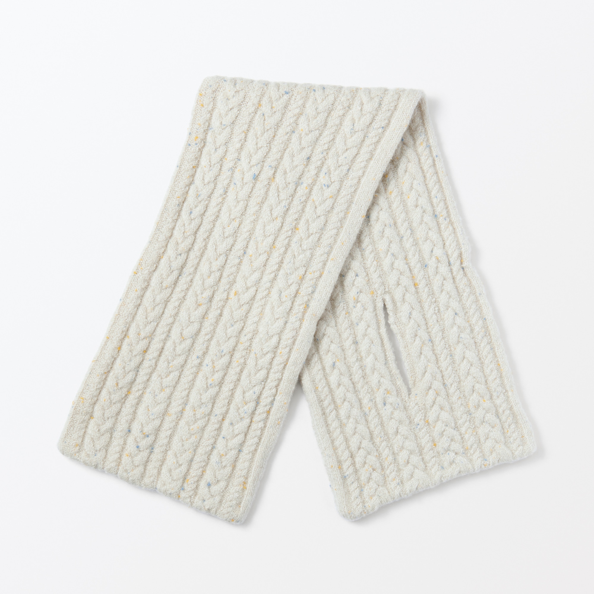 ＜キッズ＞　再生ポリエステル混のびのび　マフラー