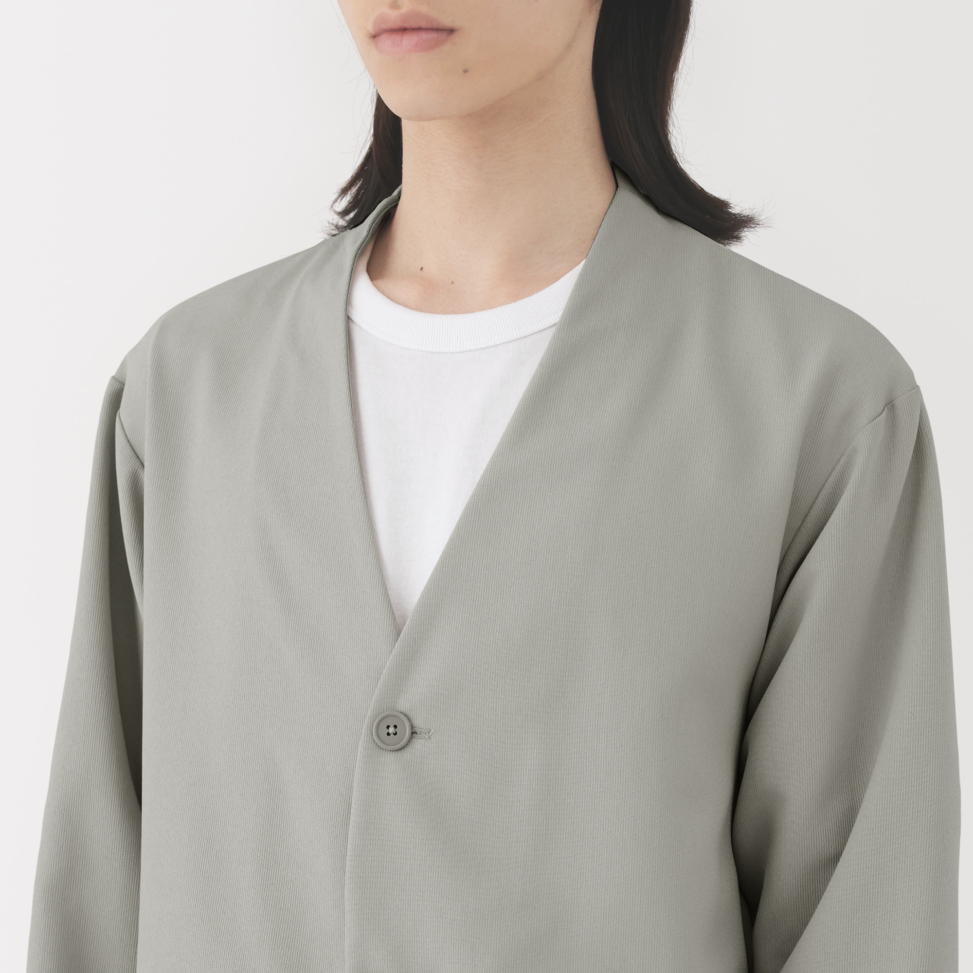 紳士 風を通す ストレッチ カーディガン | 無印良品