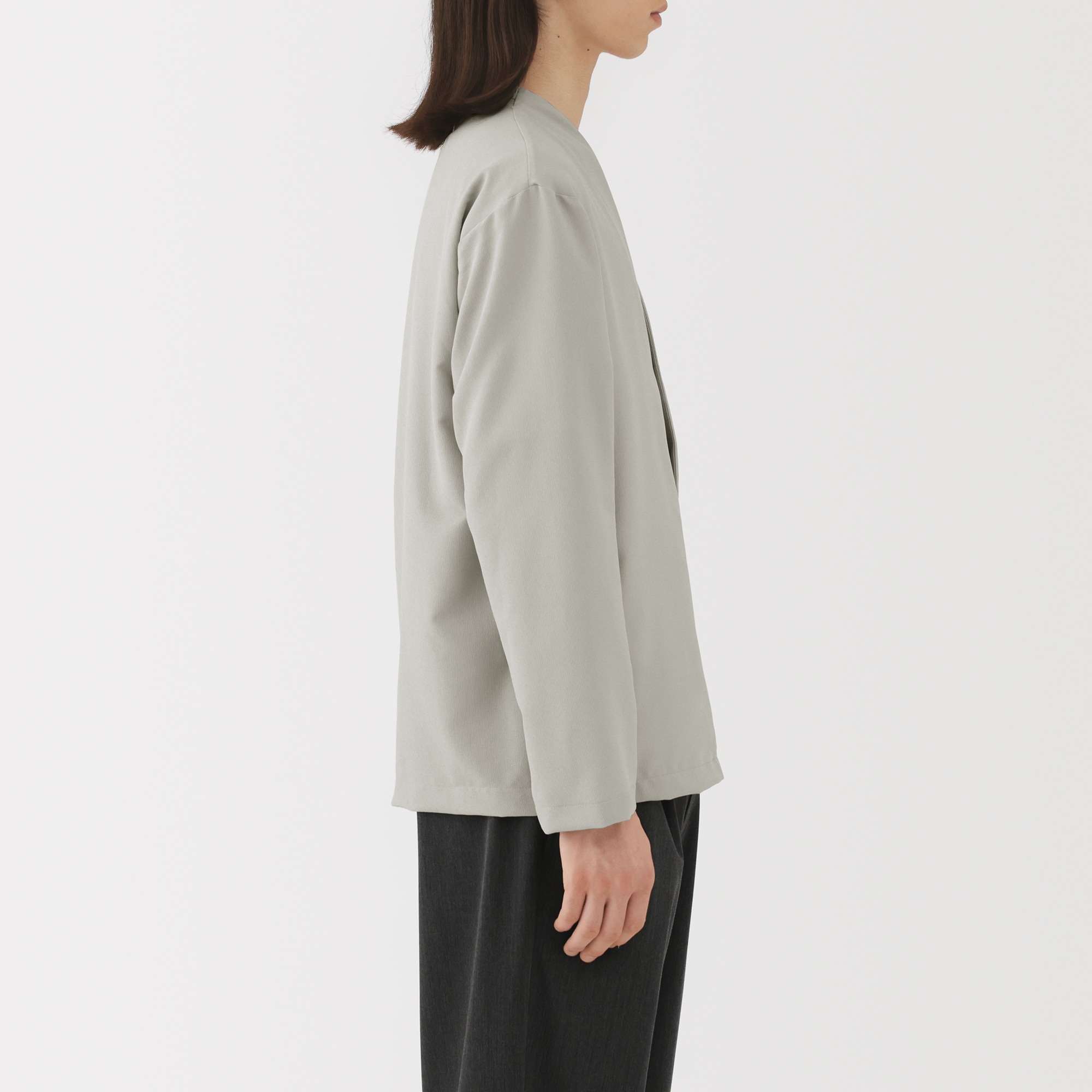 紳士　風を通す　ストレッチ　カーディガン