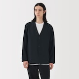 紳士　風を通す　ストレッチ　カーディガン