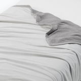 綿ガーゼ　綿混ベロア　リバーシブルブランケット・Ｄ