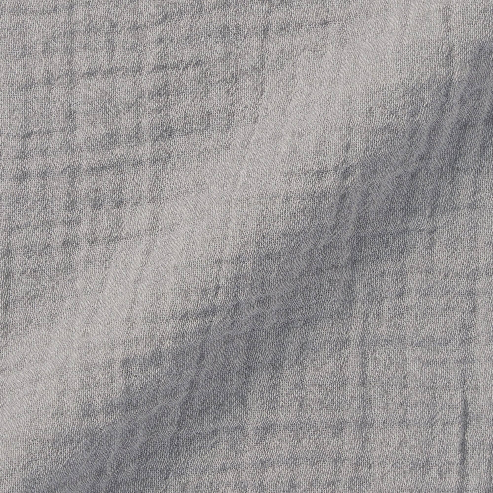 綿ガーゼ　綿混ベロア　リバーシブルブランケット・Ｄ