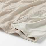 綿ガーゼ　綿混ベロア　リバーシブルブランケット・Ｄ