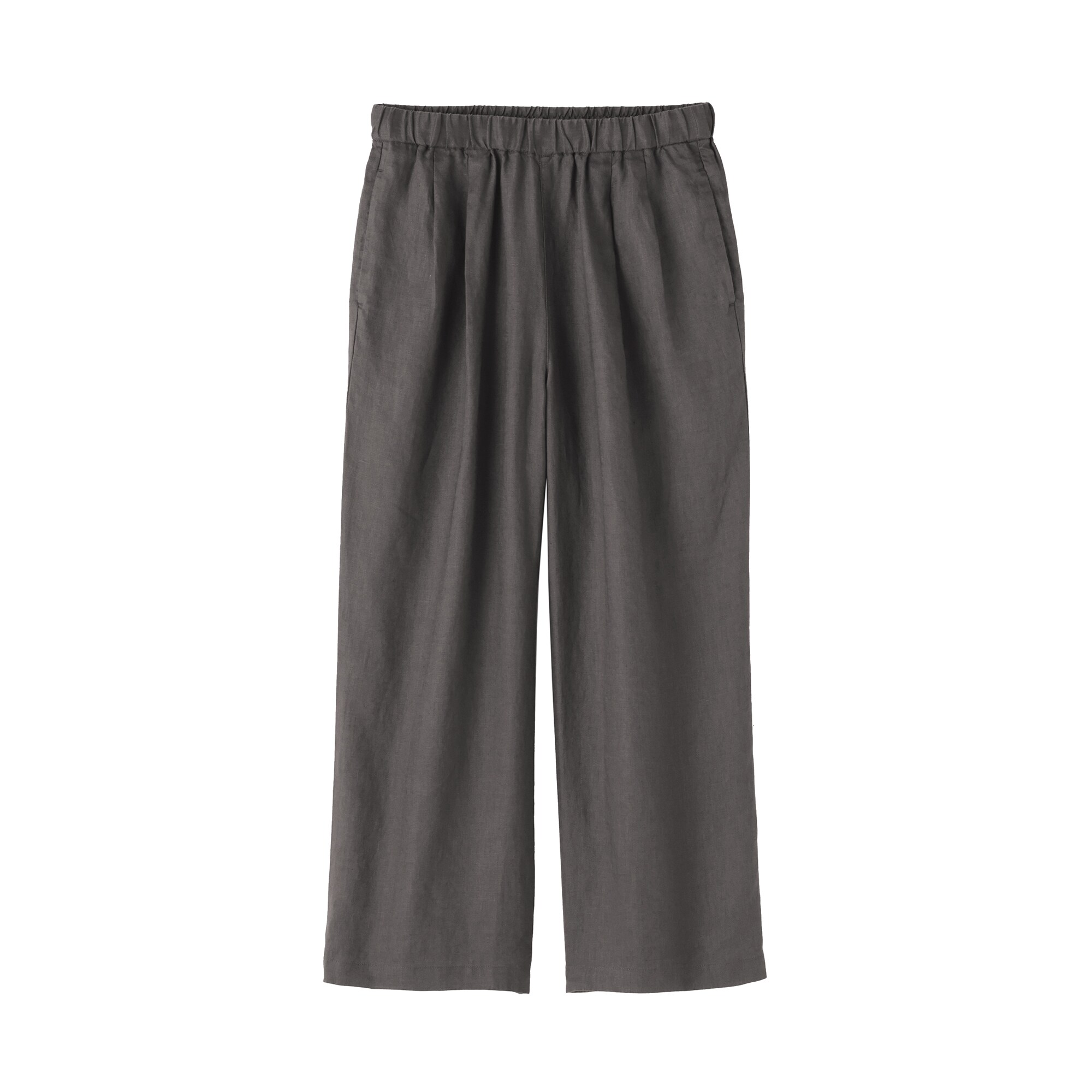 婦人　リネン　洗いざらしイージーワイドパンツ（ＡＳＥＡＮ）