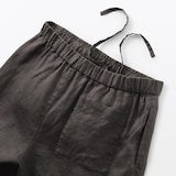 婦人　リネン　洗いざらしイージーワイドパンツ（ＡＳＥＡＮ）