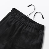 婦人　リネン　洗いざらしイージーワイドパンツ（ＡＳＥＡＮ）