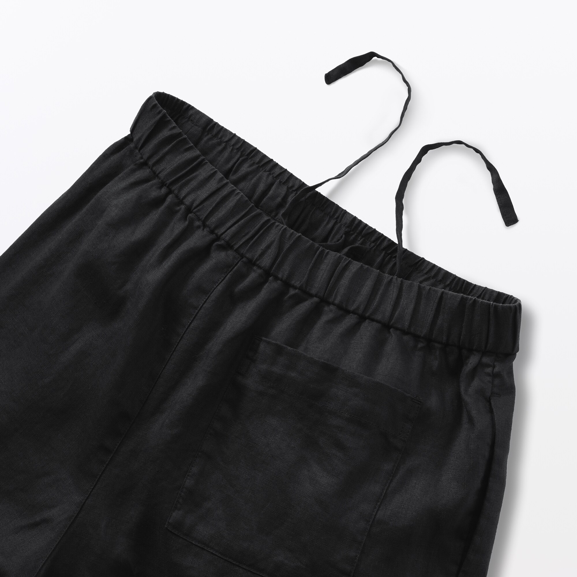 婦人　リネン　洗いざらしイージーワイドパンツ（ＡＳＥＡＮ）