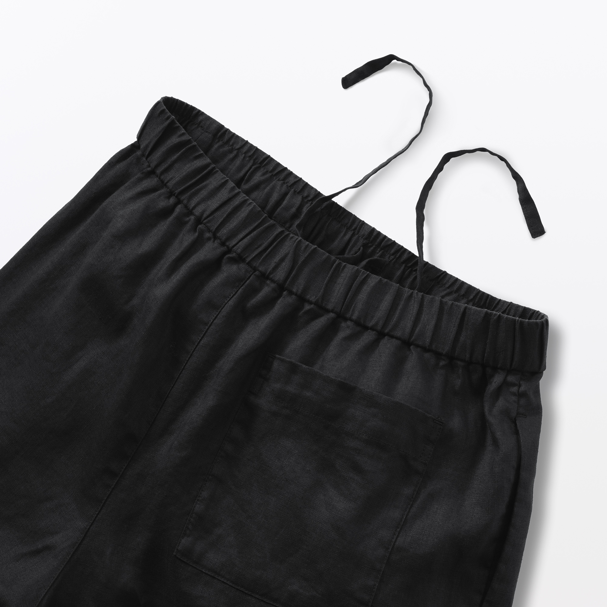 婦人　リネン　洗いざらしイージーワイドパンツ（ＡＳＥＡＮ）