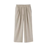 婦人　リネン　洗いざらしイージーワイドパンツ（ＡＳＥＡＮ）