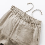 婦人　リネン　洗いざらしイージーワイドパンツ（ＡＳＥＡＮ）