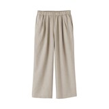 婦人　リネン　洗いざらしイージーワイドパンツ（ＡＳＥＡＮ）