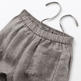 婦人　リネン　洗いざらしイージーワイドパンツ（ＡＳＥＡＮ）