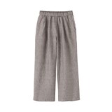 婦人　リネン　洗いざらしイージーワイドパンツ（ＡＳＥＡＮ）