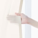 ポリエステルグログラン（防炎）ノンプリーツカーテン／ライトベージュ