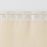 ポリエステルグログラン（防炎）ノンプリーツカーテン／ライトベージュ