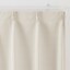 ポリエステルグログラン（防炎）プリーツカーテン／遮光裏地付／ライトベージュ