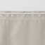 ポリエステルグログラン（防炎）ノンプリーツカーテン／遮光裏地付／ライトベージュ