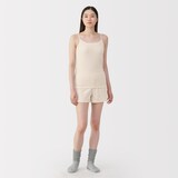 婦人　コットンベロアブラキャミソール