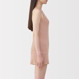 婦人　コットンベロアブラキャミソール