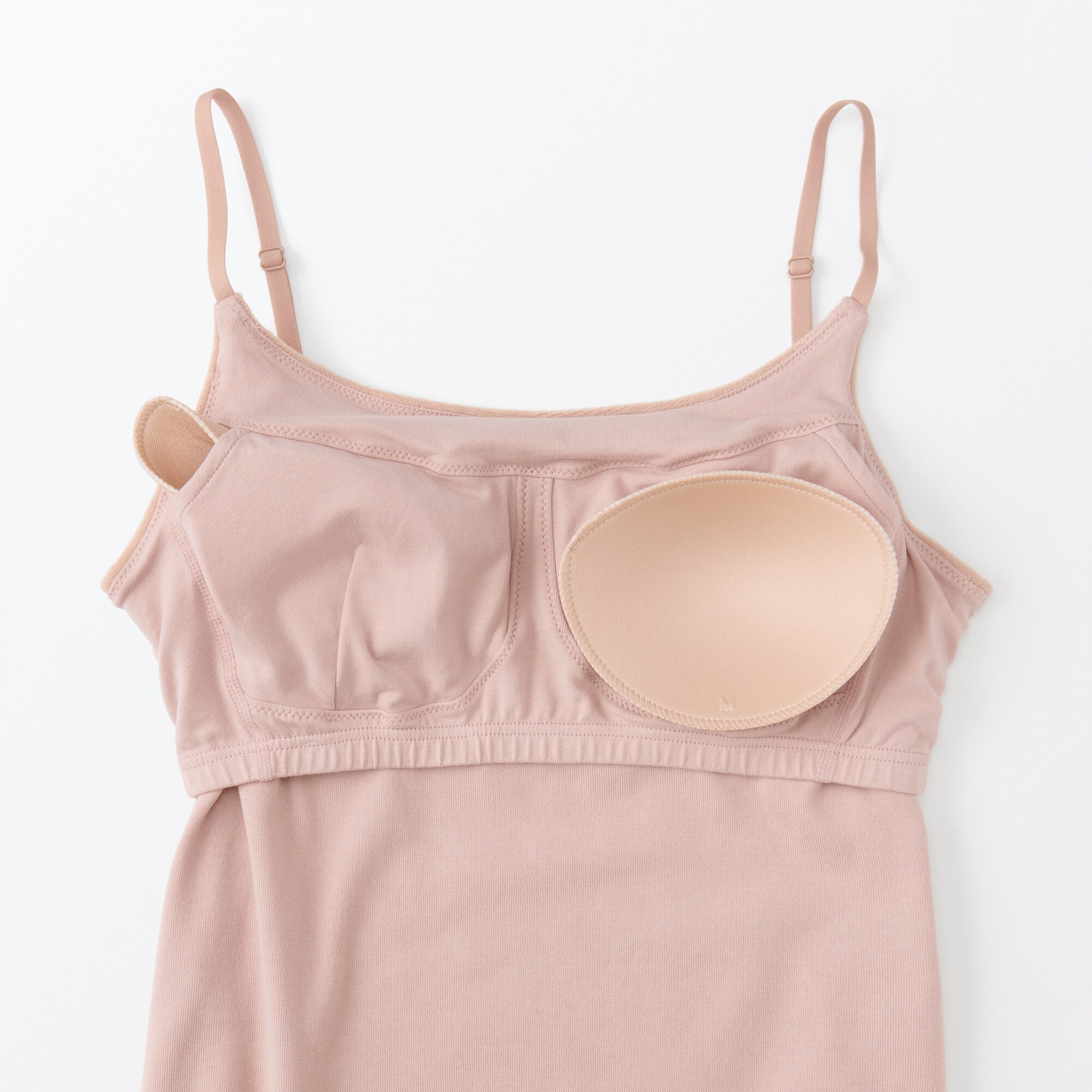 婦人　コットンベロアブラキャミソール