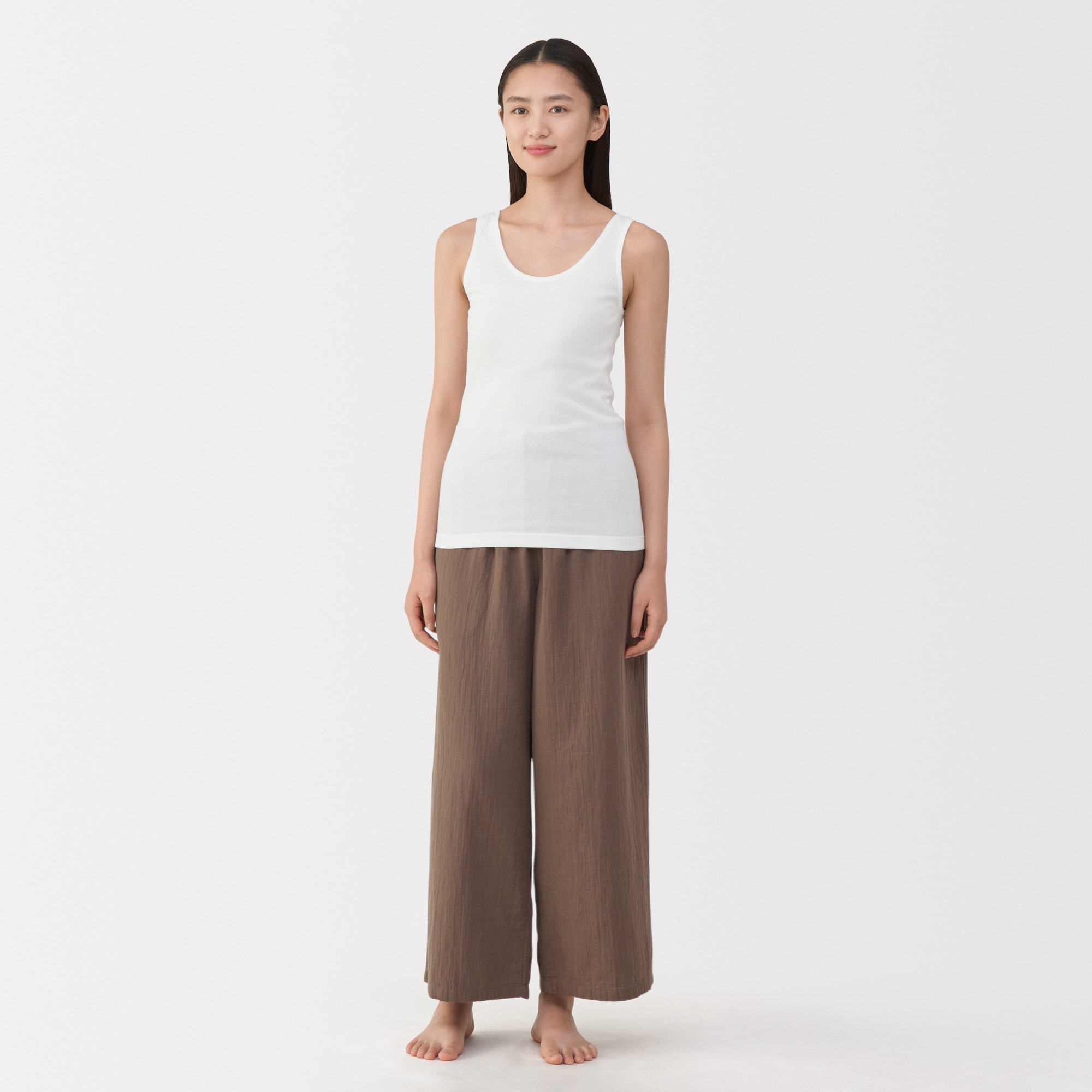 婦人　あったか綿　タンクトップ