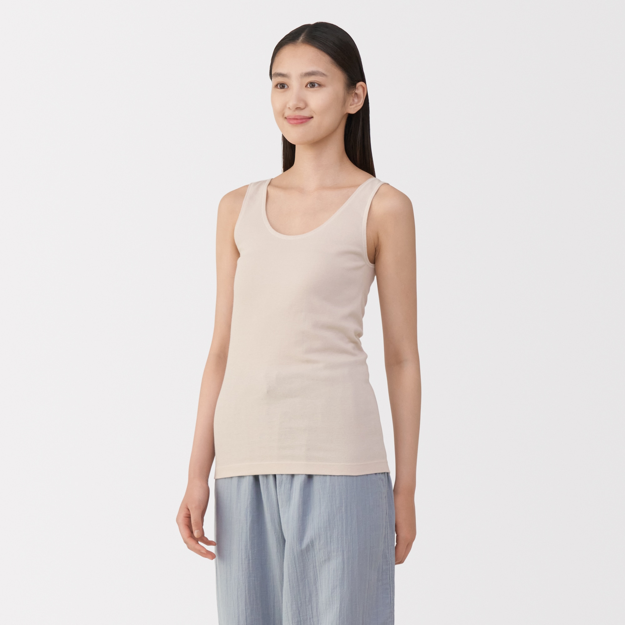 婦人　あったか綿　タンクトップ