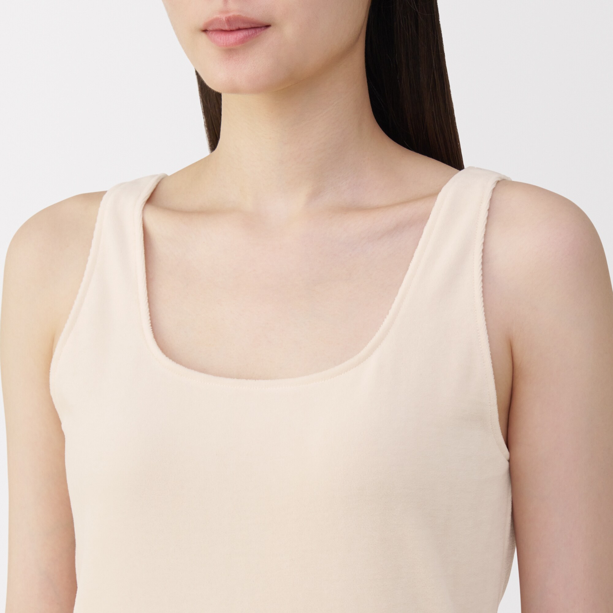 婦人　コットンベロアタンクトップ