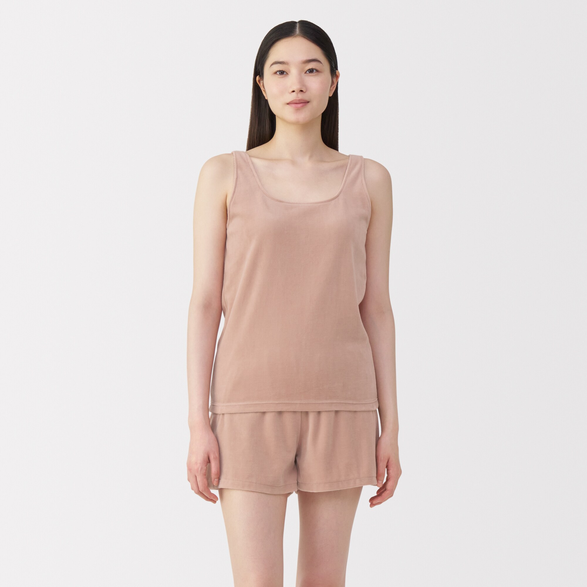 婦人　コットンベロアタンクトップ