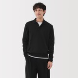 紳士　洗えるウールハイゲージポロ