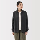 紳士　洗えるミラノリブ編みフルジップカーディガン