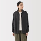 紳士　洗えるミラノリブ編みフルジップカーディガン