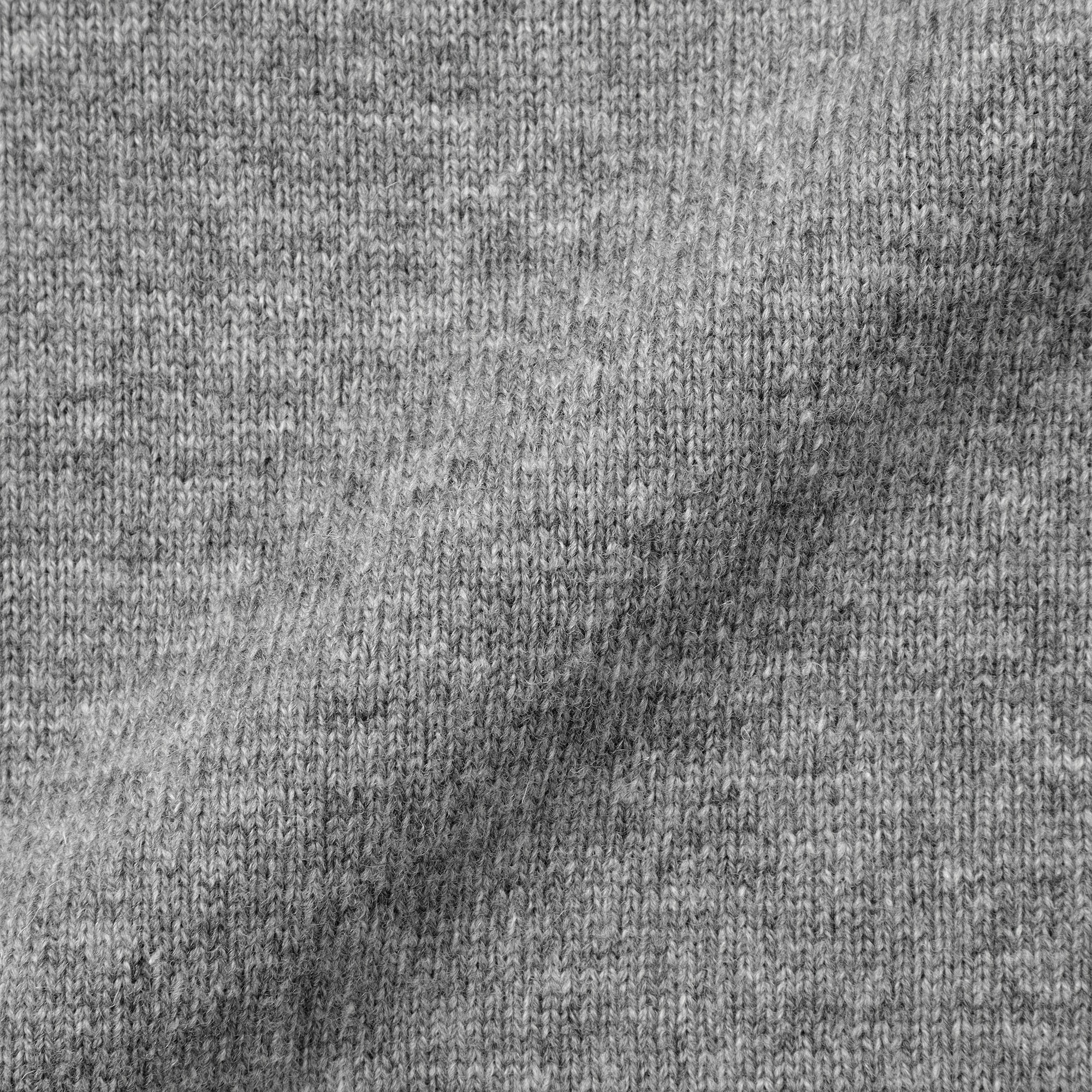 紳士　洗えるウールミドルゲージクルーネックセーター