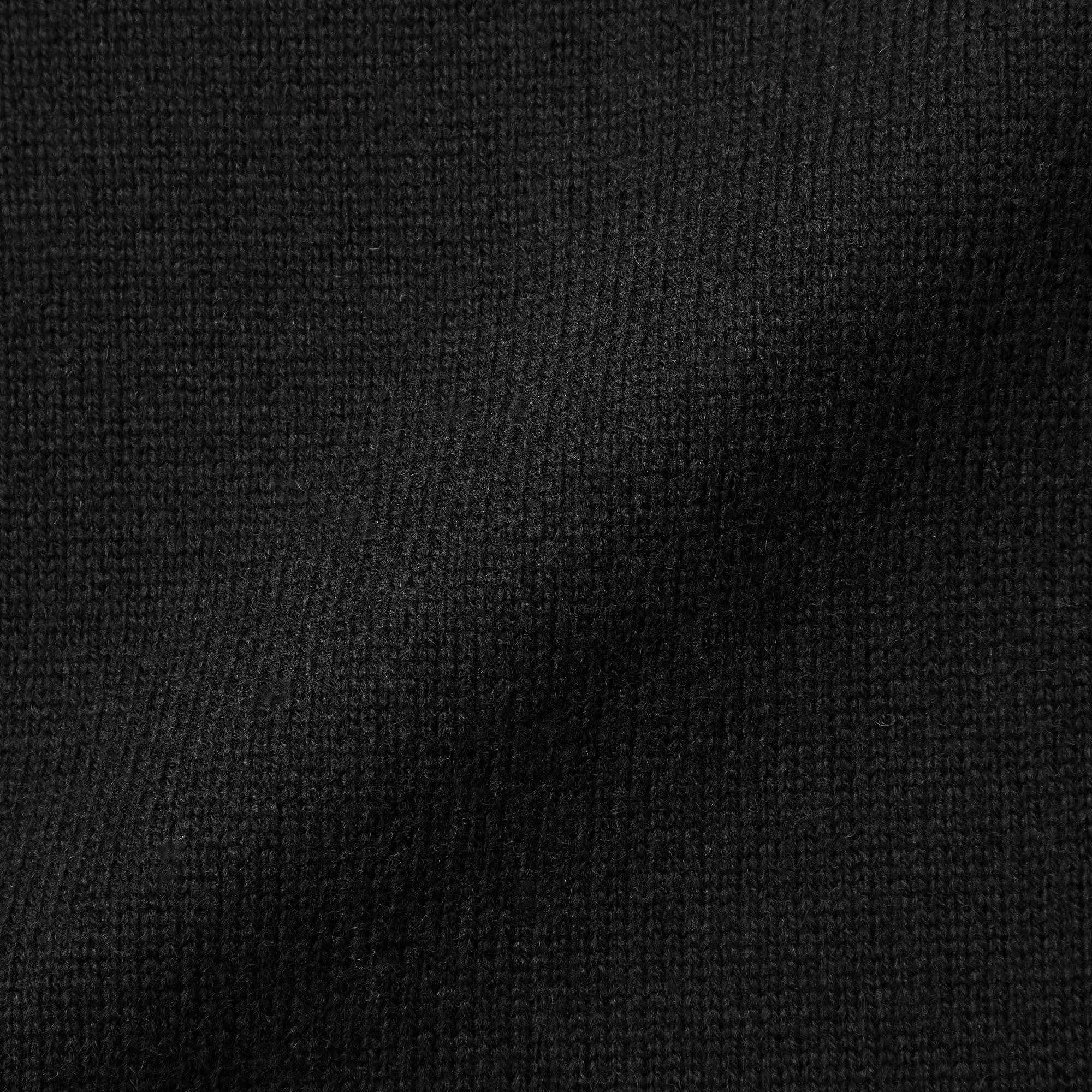 紳士　洗えるウールミドルゲージクルーネックセーター