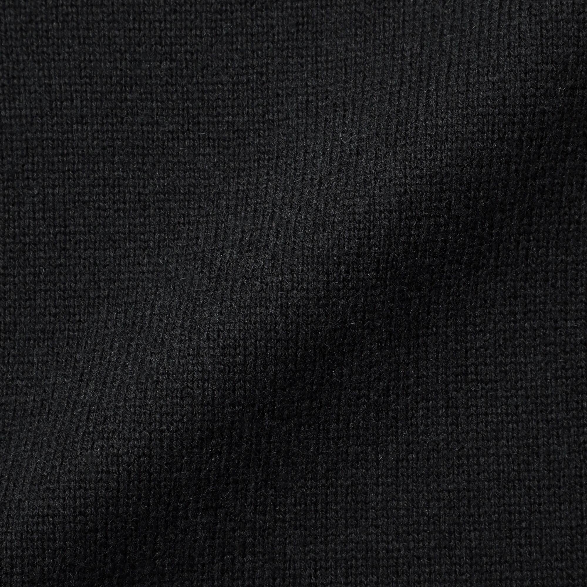 紳士　洗えるウールミドルゲージクルーネックセーター