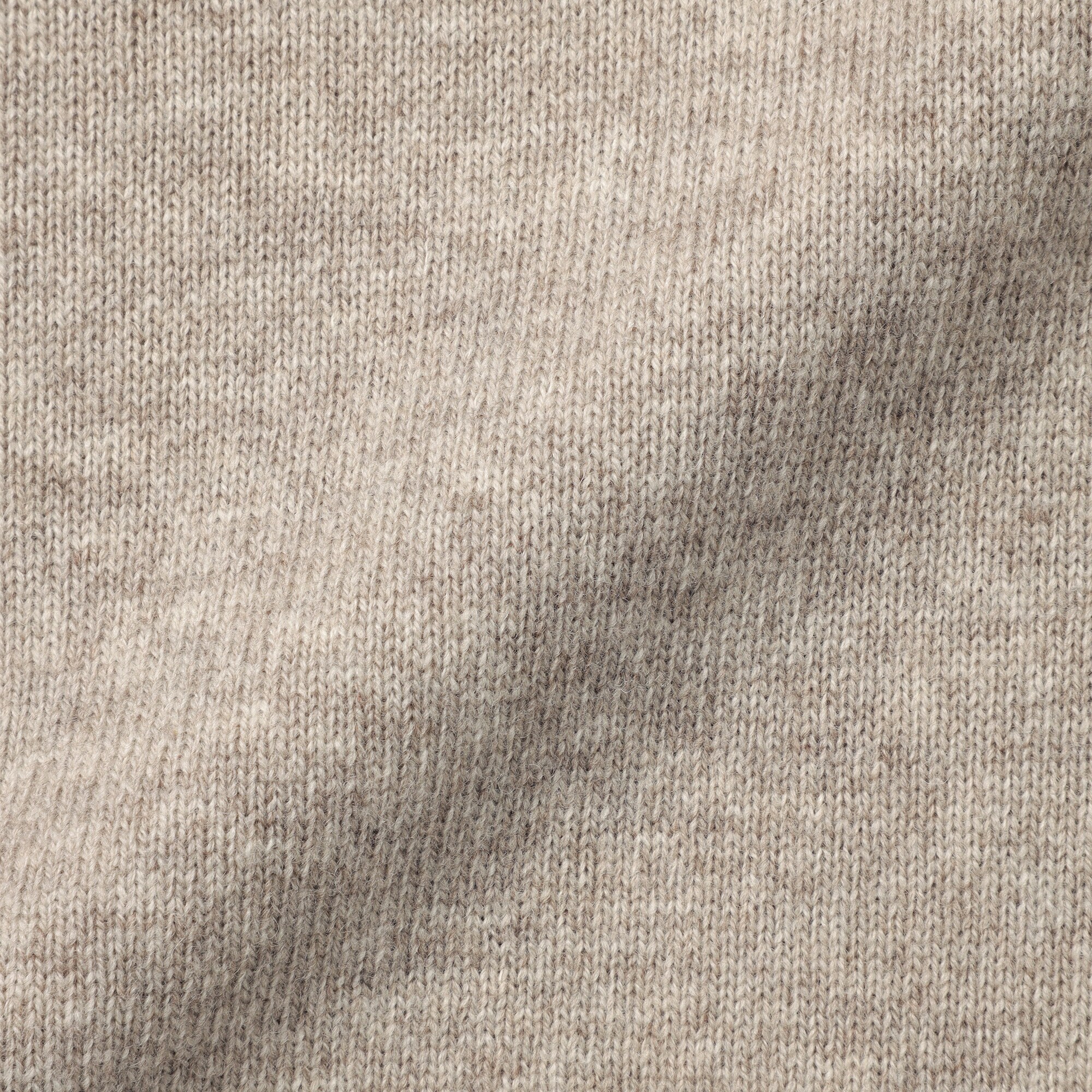 紳士　洗えるウールミドルゲージクルーネックセーター