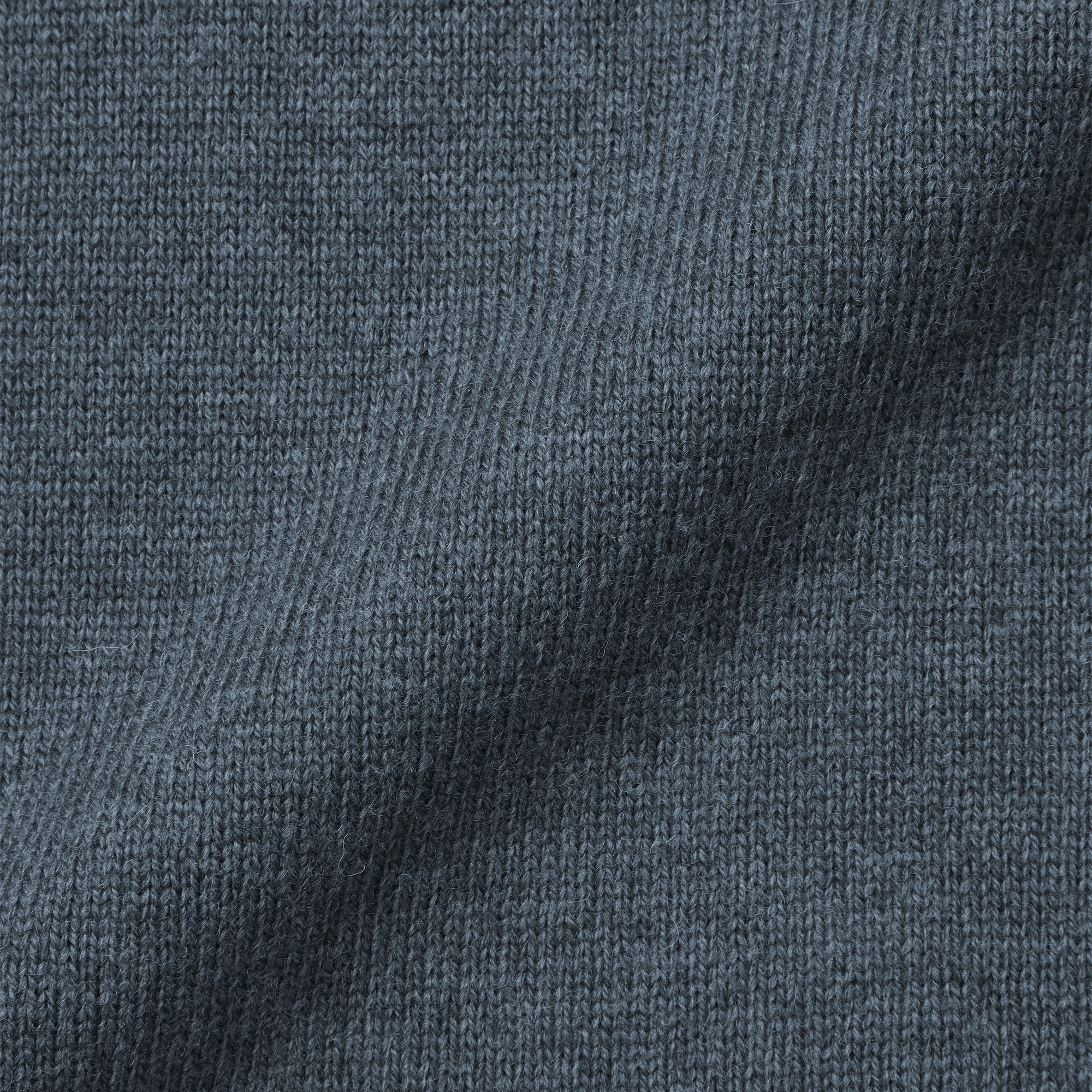 紳士　洗えるウールミドルゲージクルーネックセーター