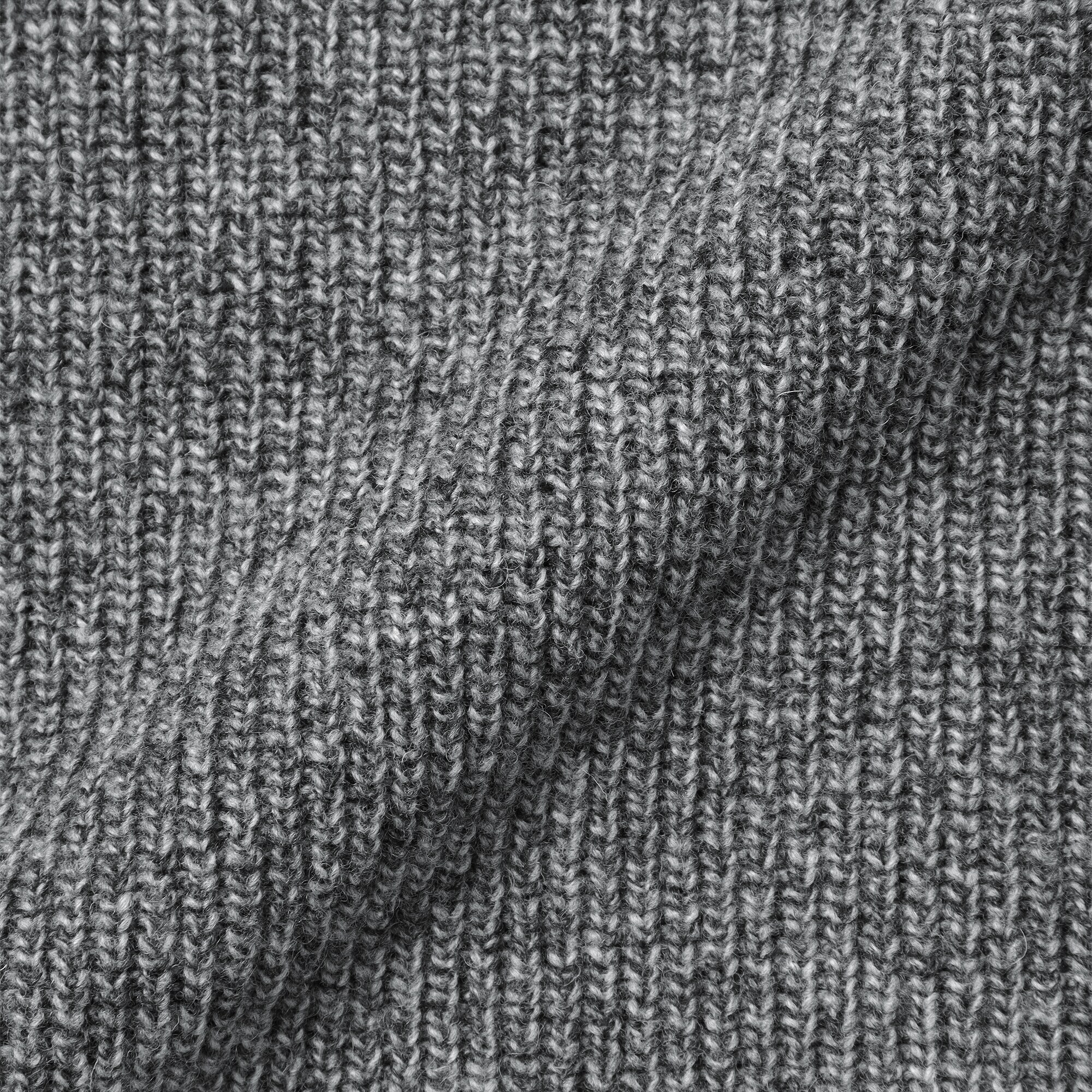 紳士 ウールミドルゲージ畦編みVネックセーター | 無印良品