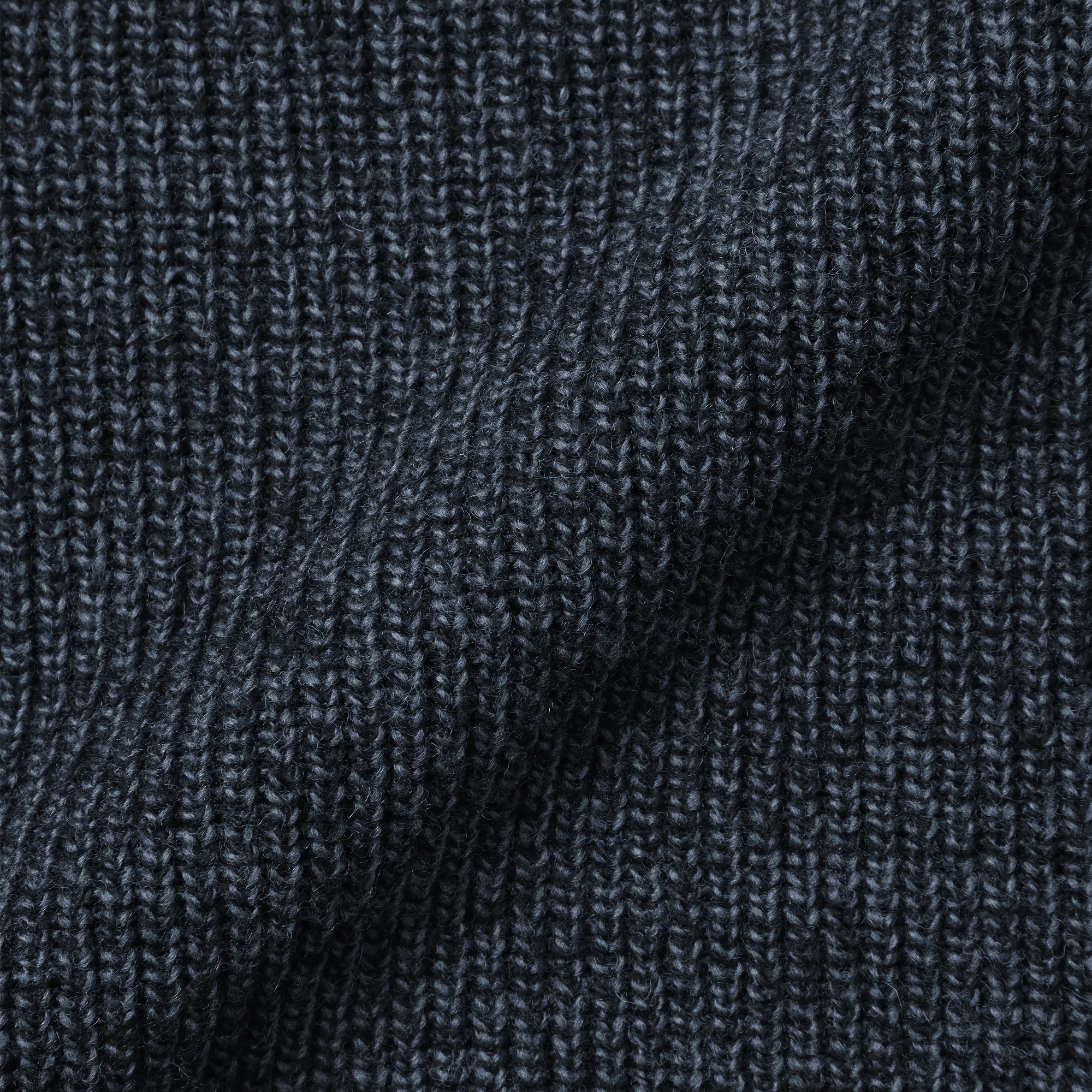 紳士 ウールミドルゲージ畦編みVネックセーター | 無印良品