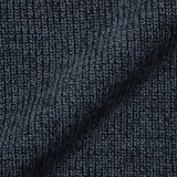 紳士　ウールミドルゲージ畦編みＶネックセーター