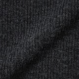 紳士　ウールミドルゲージ畦編みハーフジップセーター