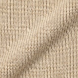 紳士　ウールミドルゲージ畦編みハーフジップセーター