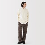 紳士　アンデスウールクルーネックセーター